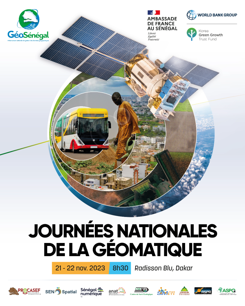 Les Journées Nationales de la Géomatique 21 et 22 novembre 2023